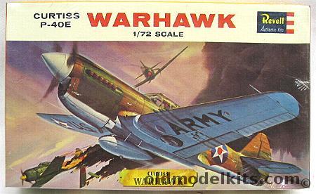 Revell 1/72 Curtiss P-40E, H623-60 plastic model kit